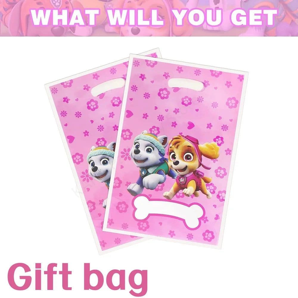 image-TAKARA TOMY Pink Paw Patrol Skye Party Supplies - Fun Birthday Decorations