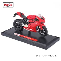 image-Maisto Ducati Motorcycle Model - Die-Cast Metal, 1:18 Scale Collectible