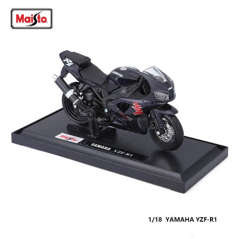 image-Maisto Yamaha Motorcycle 1:18 Scale Diecast Model - Realistic & Fun Toy