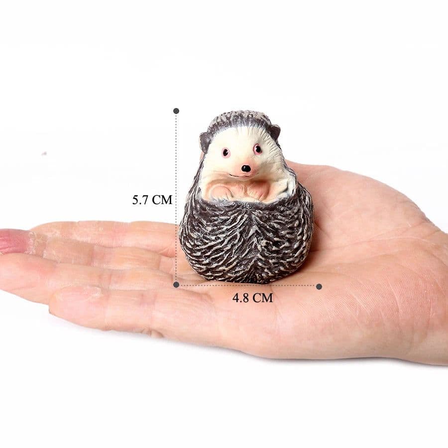 image-SamKaLa Hedgehog Spiny Anteater Figurines - Realistic Wildlife Model Toys