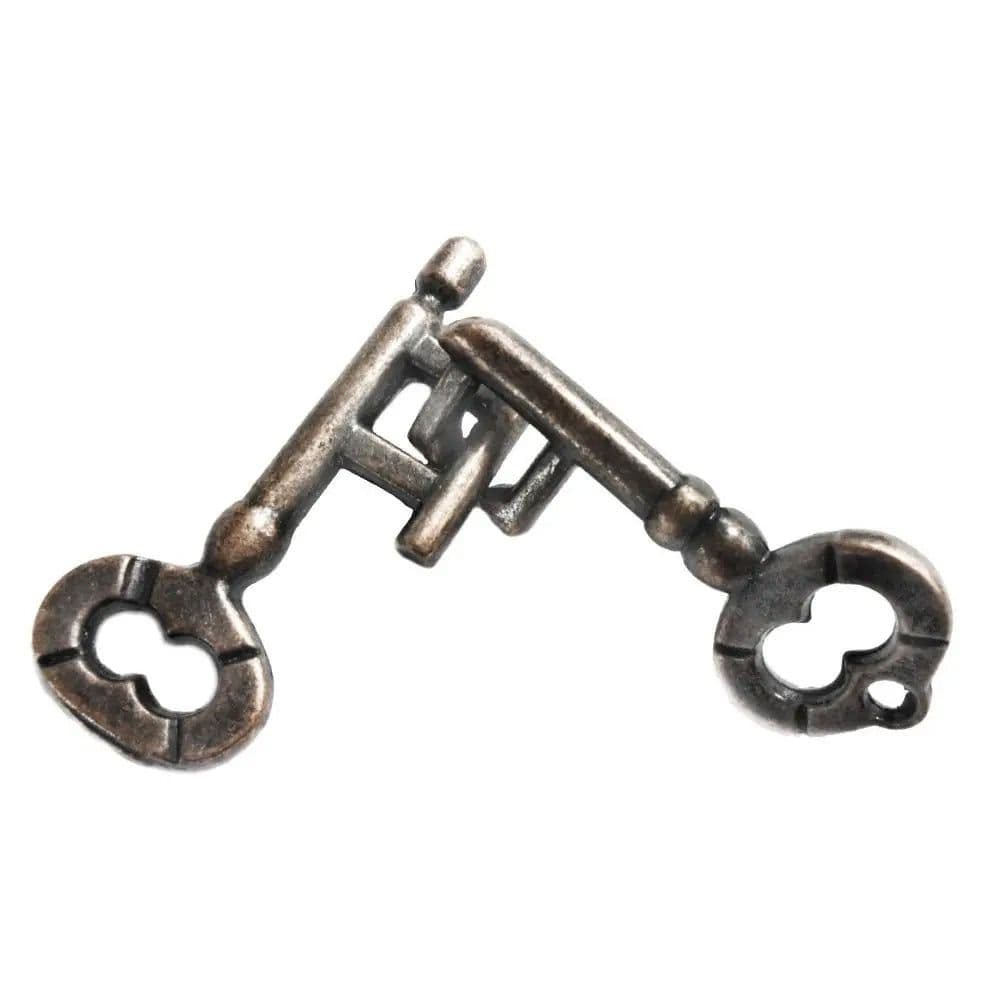 image-Gootrades Luban Lock Puzzle Toy - Educational Metal Brain Teaser Game