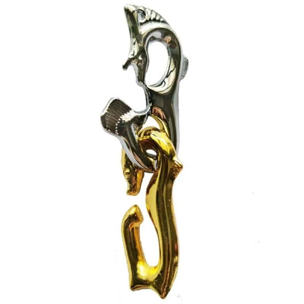 image-Gootrades Luban Lock Puzzle Toy - Educational Metal Brain Teaser Game