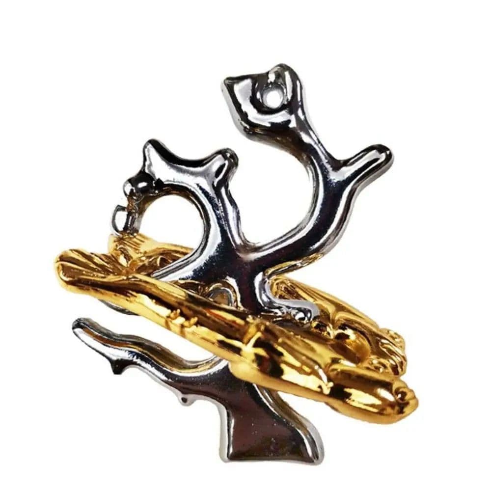 image-Gootrades Luban Lock Puzzle Toy - Educational Metal Brain Teaser Game
