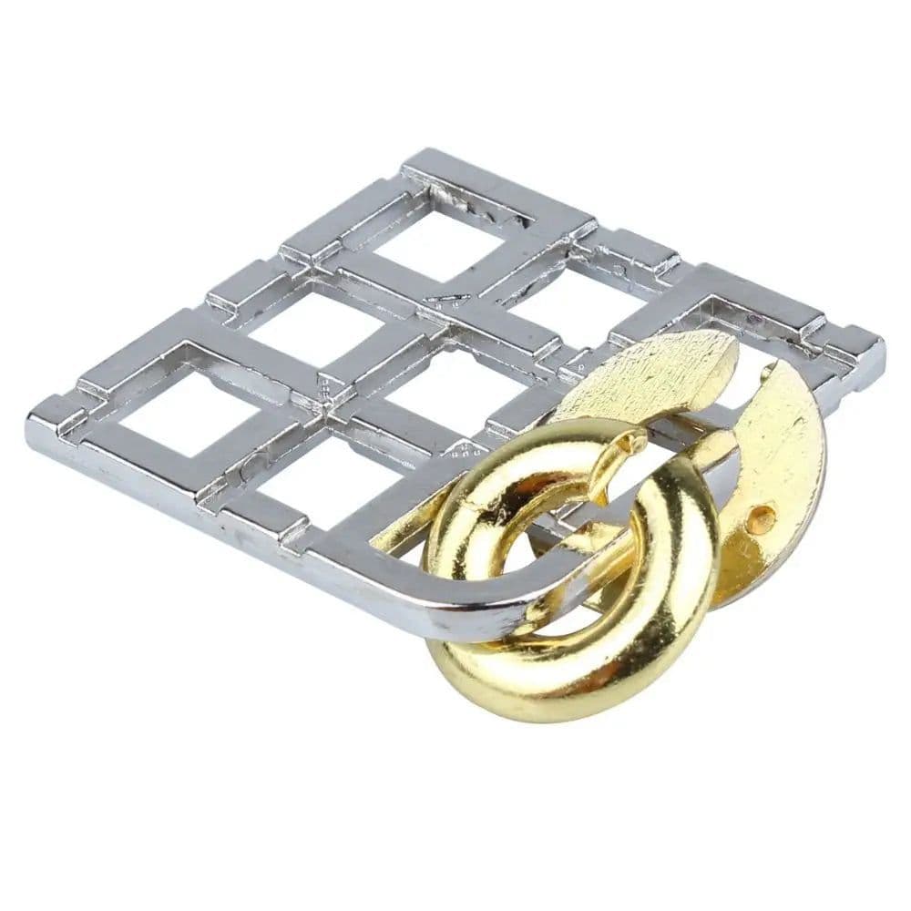 image-Gootrades Luban Lock Puzzle Toy - Educational Metal Brain Teaser Game