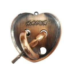 image-Gootrades Luban Lock Puzzle Toy - Educational Metal Brain Teaser Game