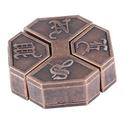 image-Gootrades Luban Lock Puzzle Toy - Educational Metal Brain Teaser Game