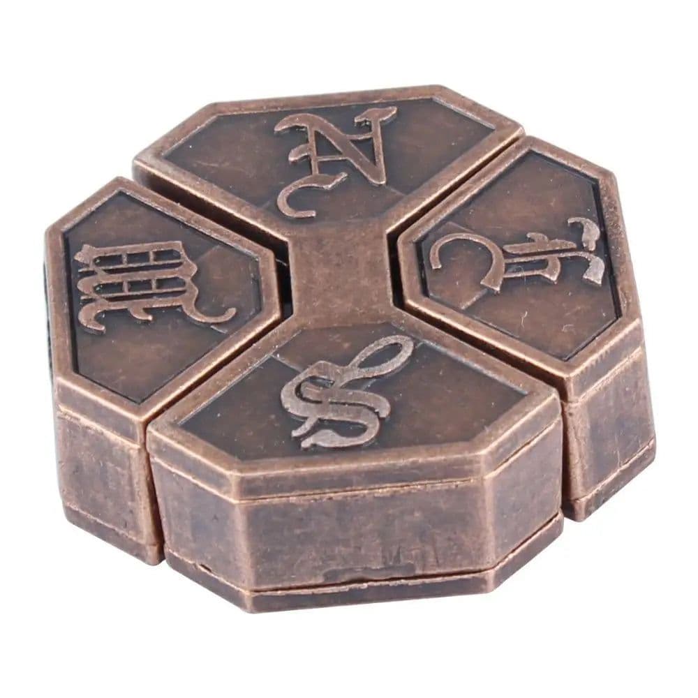 image-Gootrades Luban Lock Puzzle Toy - Educational Metal Brain Teaser Game
