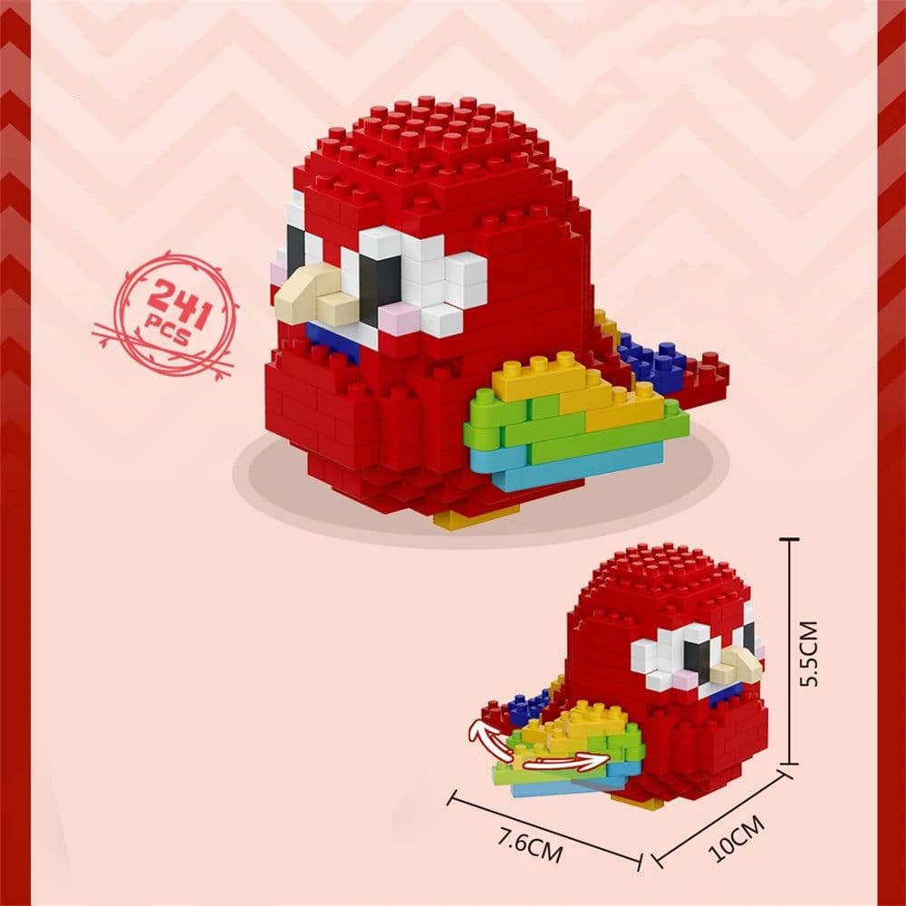 image-Kawaii Cute Bird Building Blocks Set - Creative Educational Toys