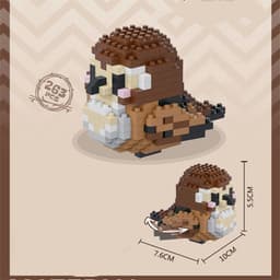image-Kawaii Cute Bird Building Blocks Set - Creative Educational Toys