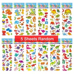 image-JOKEJOLLY Christmas Stickers - Fun Decor for Kids - 5 Sheets