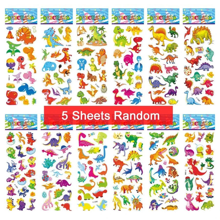 image-JOKEJOLLY Christmas Stickers - Fun Decor for Kids - 5 Sheets