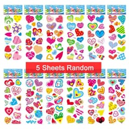 image-JOKEJOLLY Christmas Stickers - Fun Decor for Kids - 5 Sheets