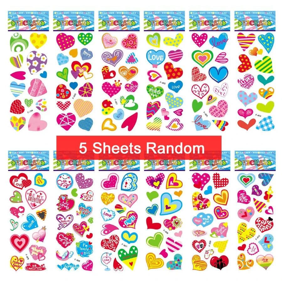 image-JOKEJOLLY Christmas Stickers - Fun Decor for Kids - 5 Sheets