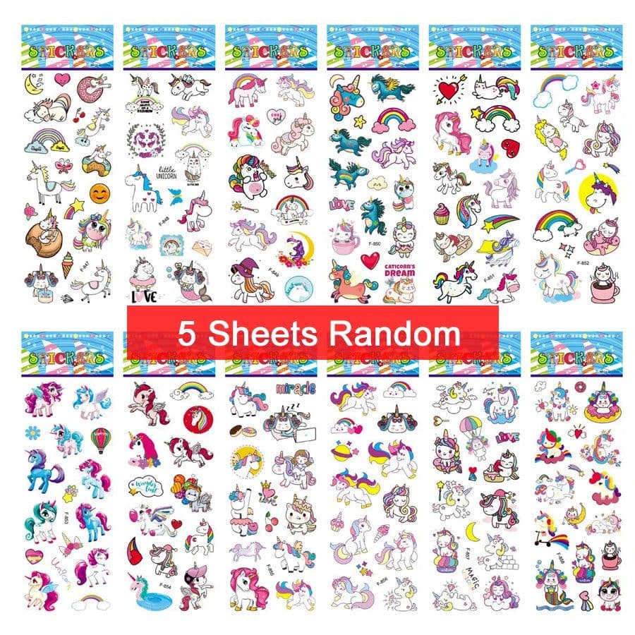 image-JOKEJOLLY Christmas Stickers - Fun Decor for Kids - 5 Sheets