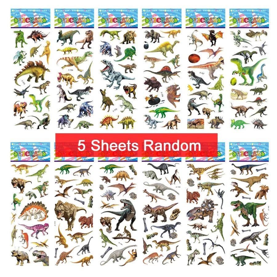image-JOKEJOLLY Christmas Stickers - Fun Decor for Kids - 5 Sheets
