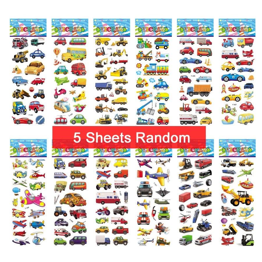 image-JOKEJOLLY Christmas Stickers - Fun Decor for Kids - 5 Sheets
