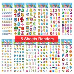 image-JOKEJOLLY Christmas Stickers - Fun Decor for Kids - 5 Sheets