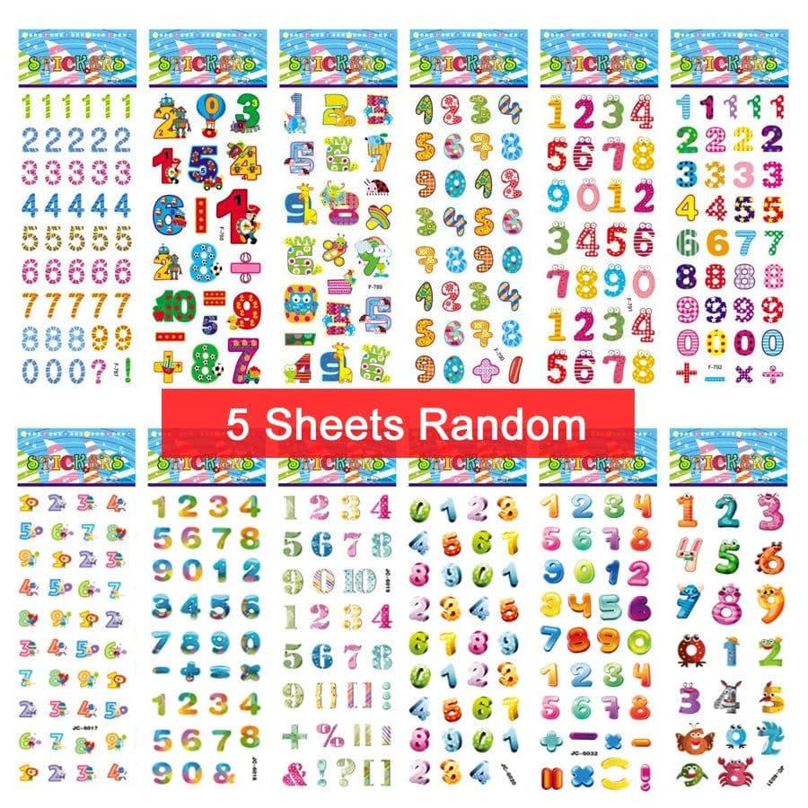 image-JOKEJOLLY Christmas Stickers - Fun Decor for Kids - 5 Sheets