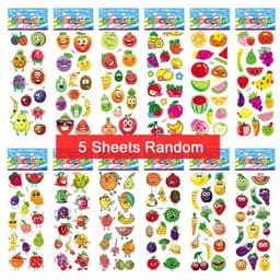 image-JOKEJOLLY Christmas Stickers - Fun Decor for Kids - 5 Sheets