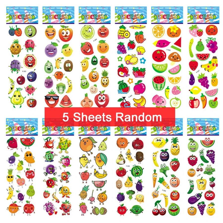 image-JOKEJOLLY Christmas Stickers - Fun Decor for Kids - 5 Sheets