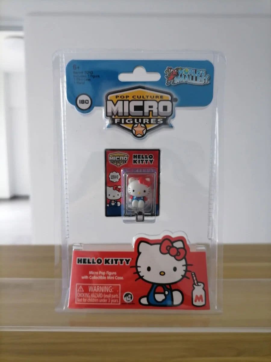 image-Bandai Hello Kitty Micro Pop Figure with Collectible Mini Case Toy