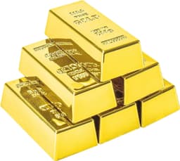 image-GSF Lifelike Gold Bar Door Stop & Paperweight - Unique Decor Gift