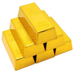image-GSF Lifelike Gold Bar Door Stop & Paperweight - Unique Decor Gift