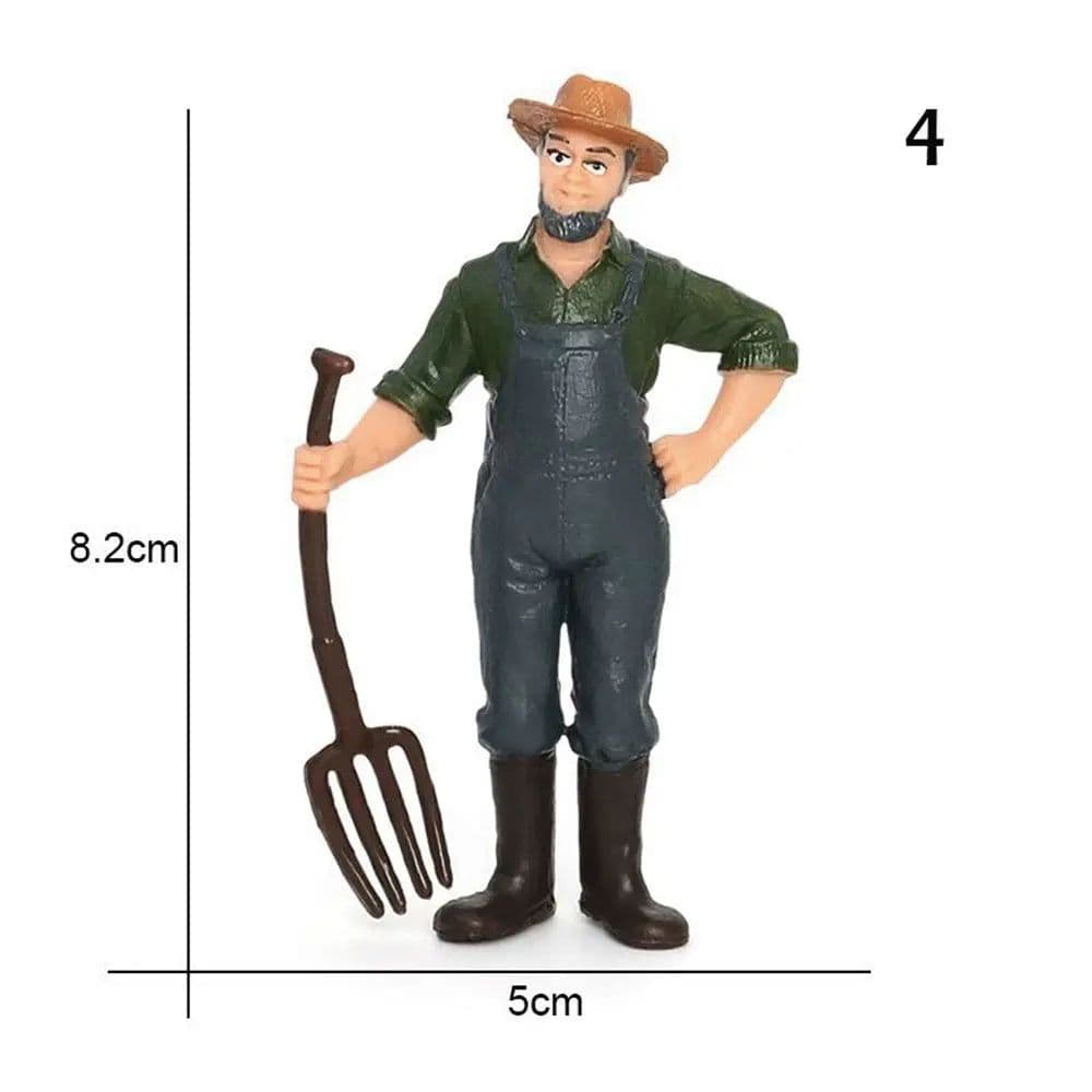 image-Christmas Style Miniature Figure Toy - Eco-Friendly PVC Collection