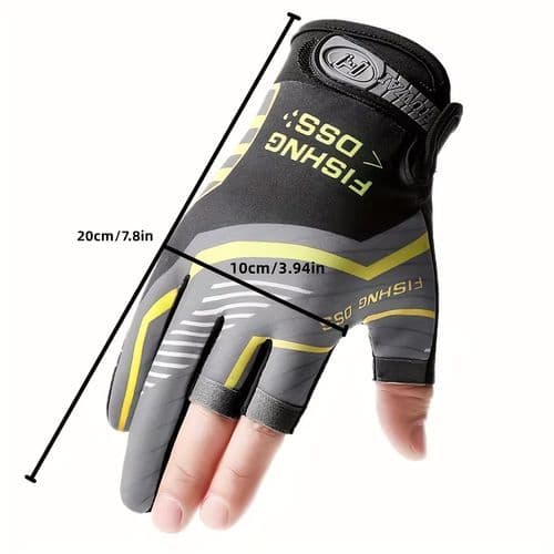 image-Anti-Slip Wear-Resistant Fishing Gloves for Outdoor Sports & Angling