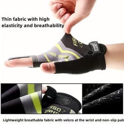 image-Anti-Slip Wear-Resistant Fishing Gloves for Outdoor Sports & Angling