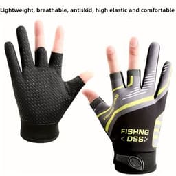 image-Anti-Slip Wear-Resistant Fishing Gloves for Outdoor Sports & Angling