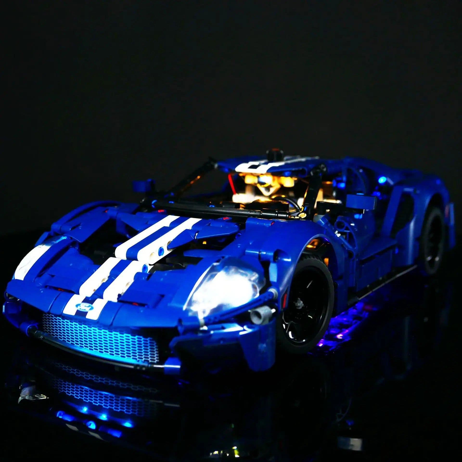 image-LED Light Kit for Building Block Models - Compatible with Lego