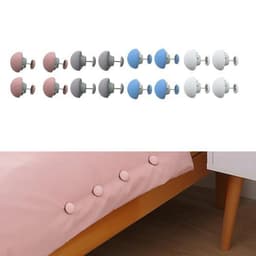 image-Premium Metal Bed Sheet Clips – Secure Fitting for Home Essentials