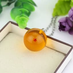 image-Bandai Dragon Ball Series 1-7 Star Resin Keychain - Perfect Collectible Gift