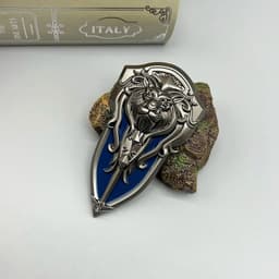 image-Lion's Head Shield Metal Model - Movie Merchandise - 1:6 Doll Accessory