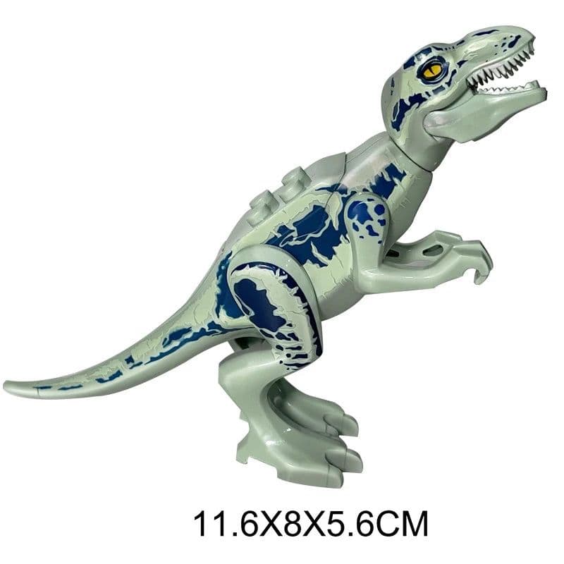 image-Kailybei Jurassic Dinosaur Building Blocks Indominus Rex Action Figure Toy
