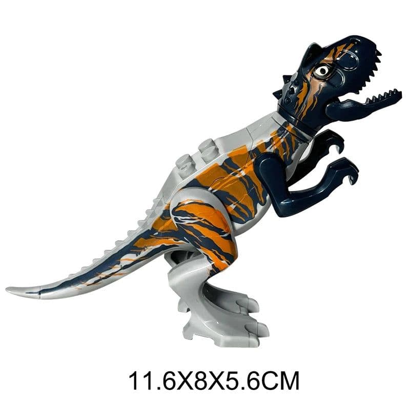 image-Kailybei Jurassic Dinosaur Building Blocks Indominus Rex Action Figure Toy