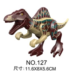image-Kailybei Jurassic Dinosaur Building Blocks Indominus Rex Action Figure Toy