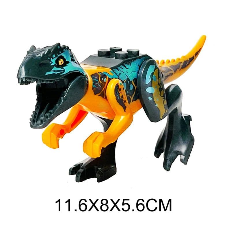 image-Kailybei Jurassic Dinosaur Building Blocks Indominus Rex Action Figure Toy