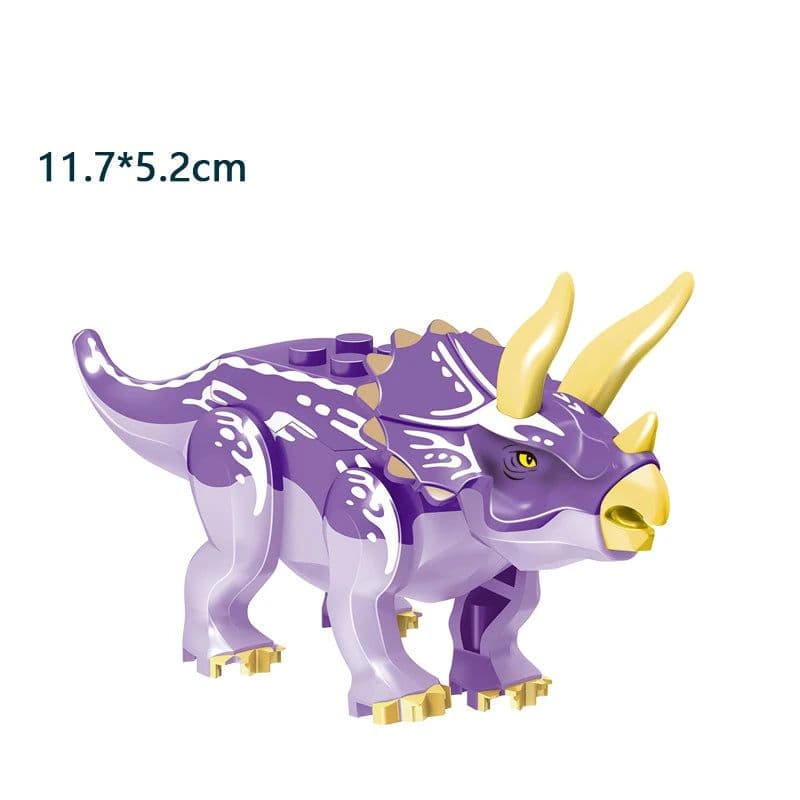 image-Kailybei Jurassic Dinosaur Building Blocks Indominus Rex Action Figure Toy