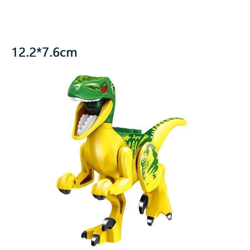 image-Kailybei Jurassic Dinosaur Building Blocks Indominus Rex Action Figure Toy