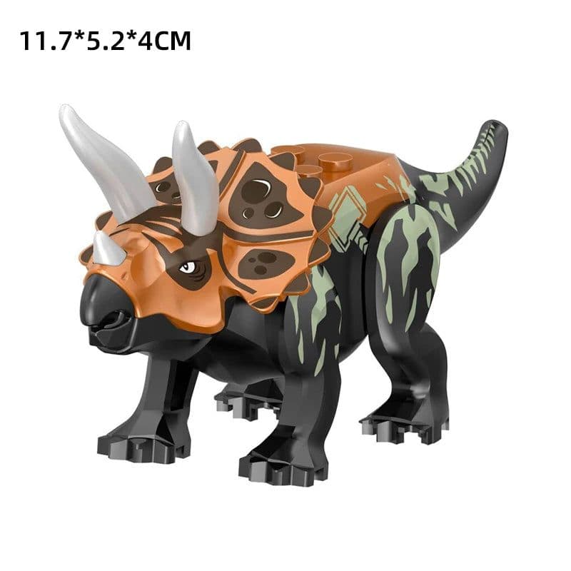 image-Kailybei Jurassic Dinosaur Building Blocks Indominus Rex Action Figure Toy