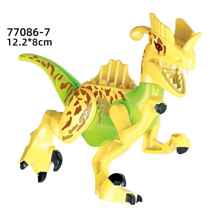 image-Kailybei Jurassic Dinosaur Building Blocks Indominus Rex Action Figure Toy