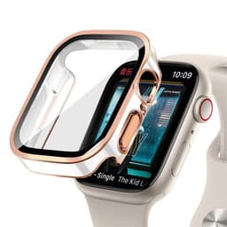 image-HUBANDE Waterproof Screen Protector Cover for Apple Watch 45mm 41mm 49mm