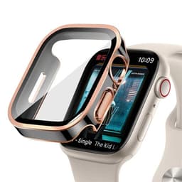 image-HUBANDE Waterproof Screen Protector Cover for Apple Watch 45mm 41mm 49mm