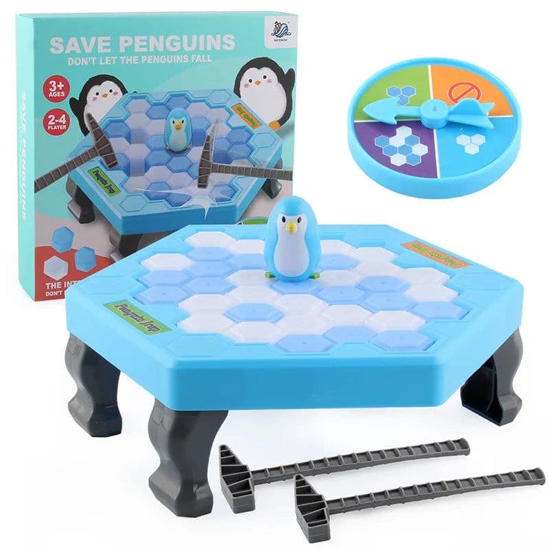 image-Penguin Ice Breaking Game - Fun Parent-Child Interactive Toy for All Ages
