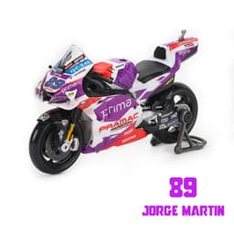 image-Maisto 1:18 Ducati Pramac Racing Alloy Model - Authentic Diecast Motorcycle
