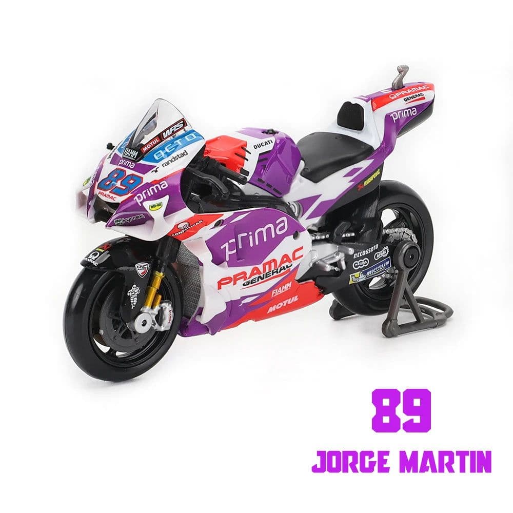 image-Maisto 1:18 Ducati Pramac Racing Alloy Model - Authentic Diecast Motorcycle