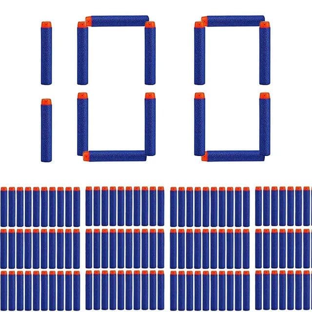 image-Soft Hollow Head Refill Darts for Nerf Blasters - Perfect Xmas Gift for Kids