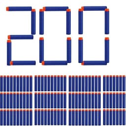 image-Soft Hollow Head Refill Darts for Nerf Blasters - Perfect Xmas Gift for Kids
